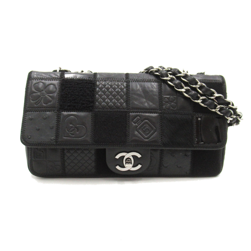 Chanel Icon Chain Shoulder Bag Black